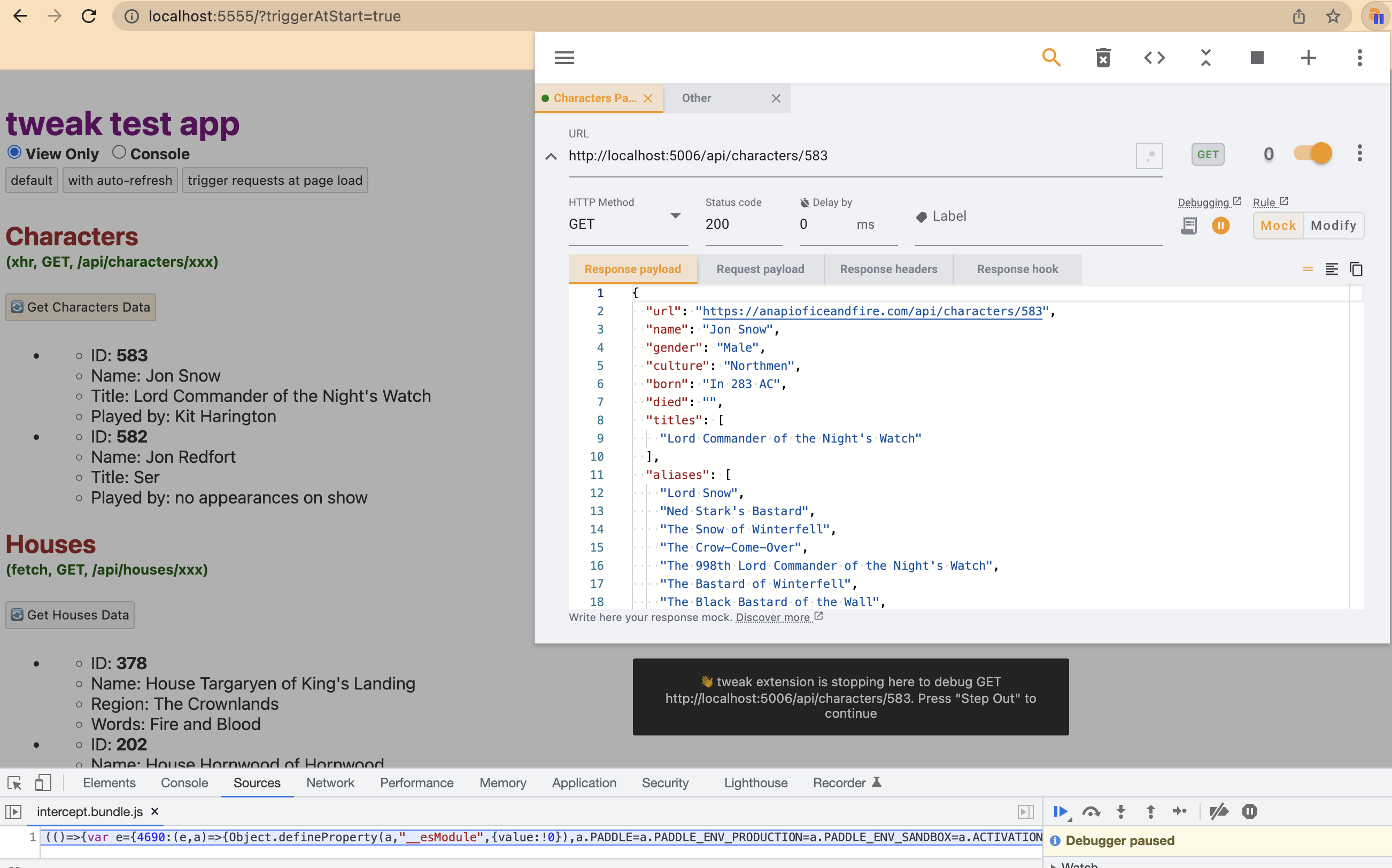 information dev tools tweak breakpoint