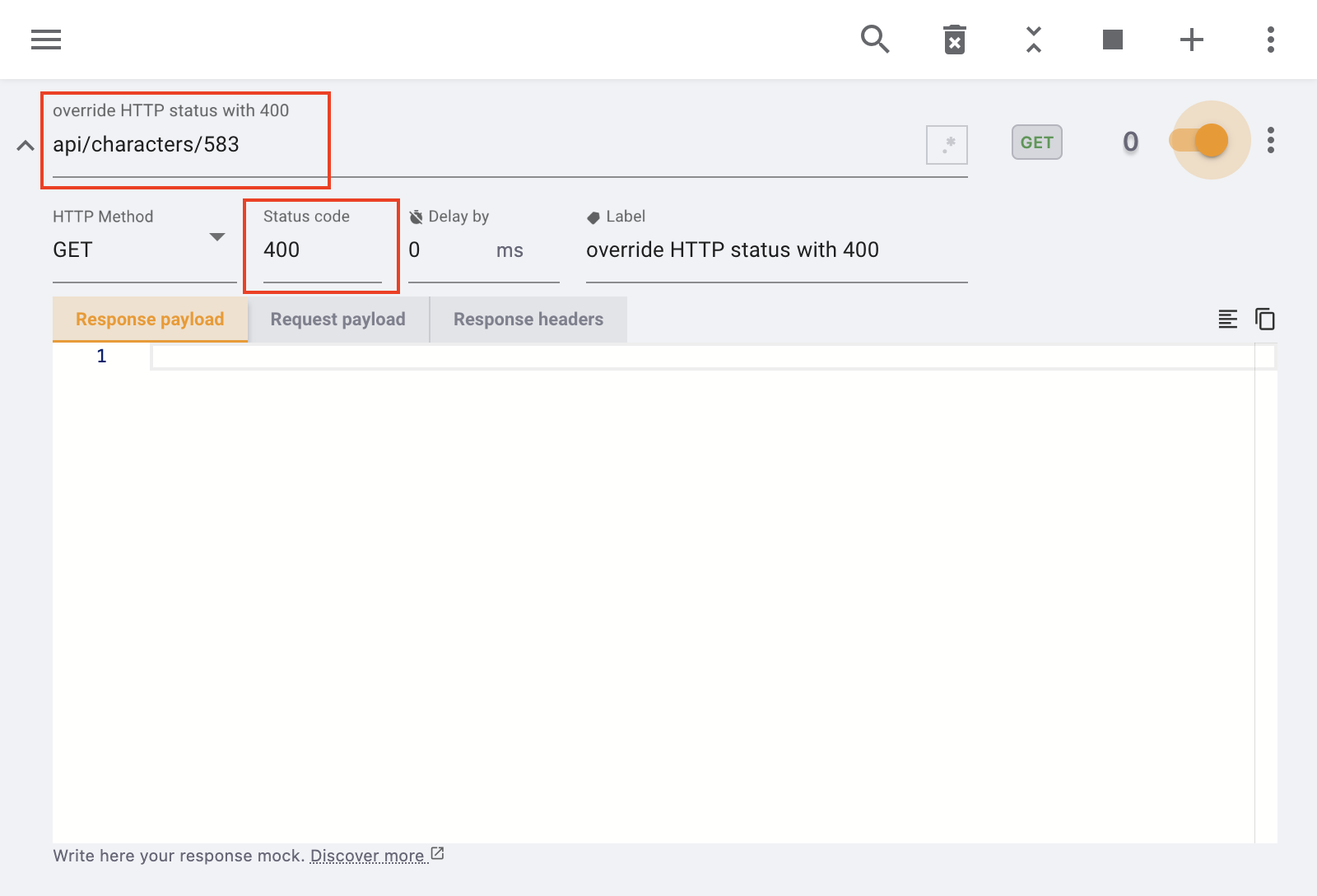 simple http override